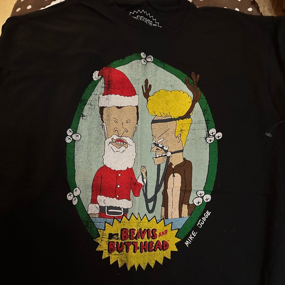Vintage Beavis and Butthead Christmas Shirt